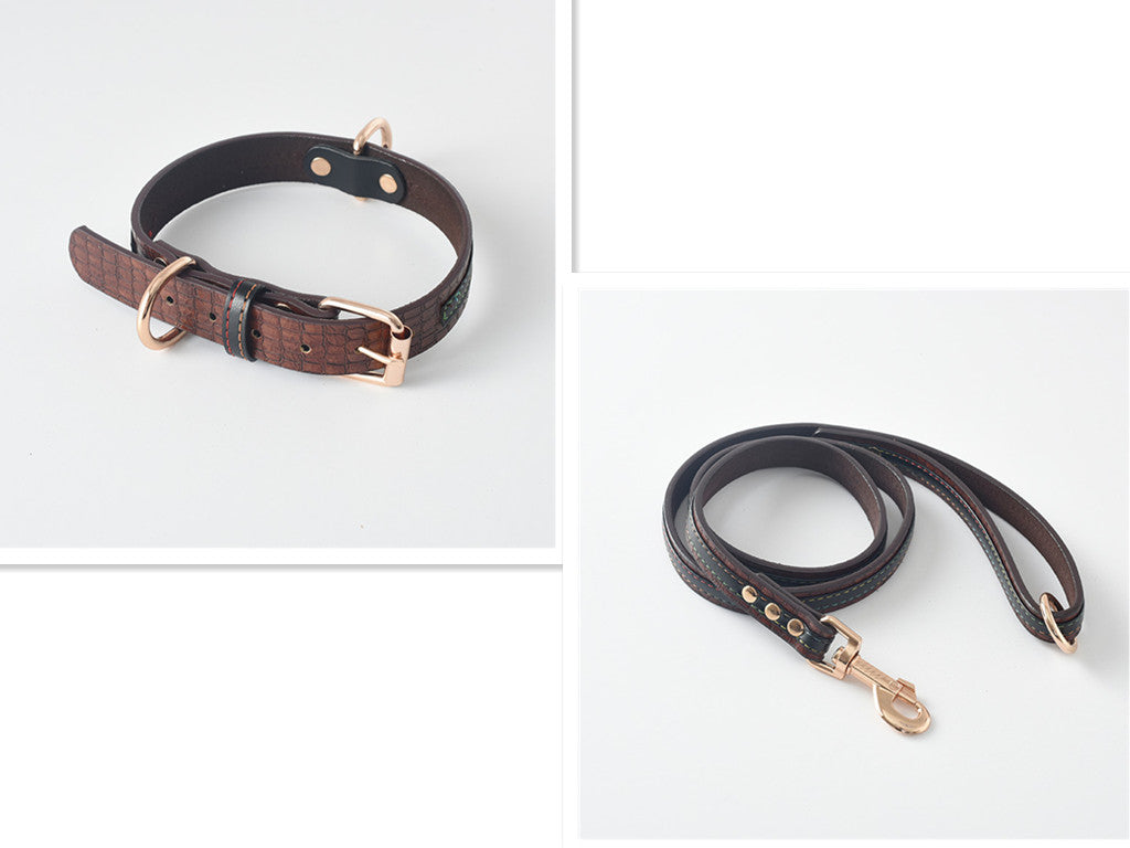 Metallkoppel med halsband